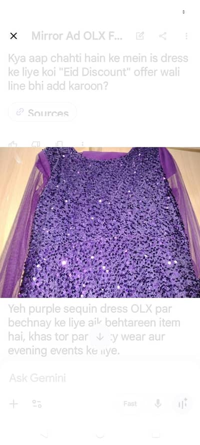 Purple Bridal Maxi – Heavy Sequin Embellished Dress
