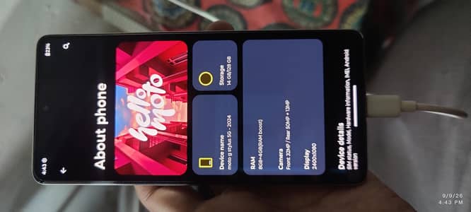 Motorola Moto G Stylus 2024 8+4/128    non pta unlock