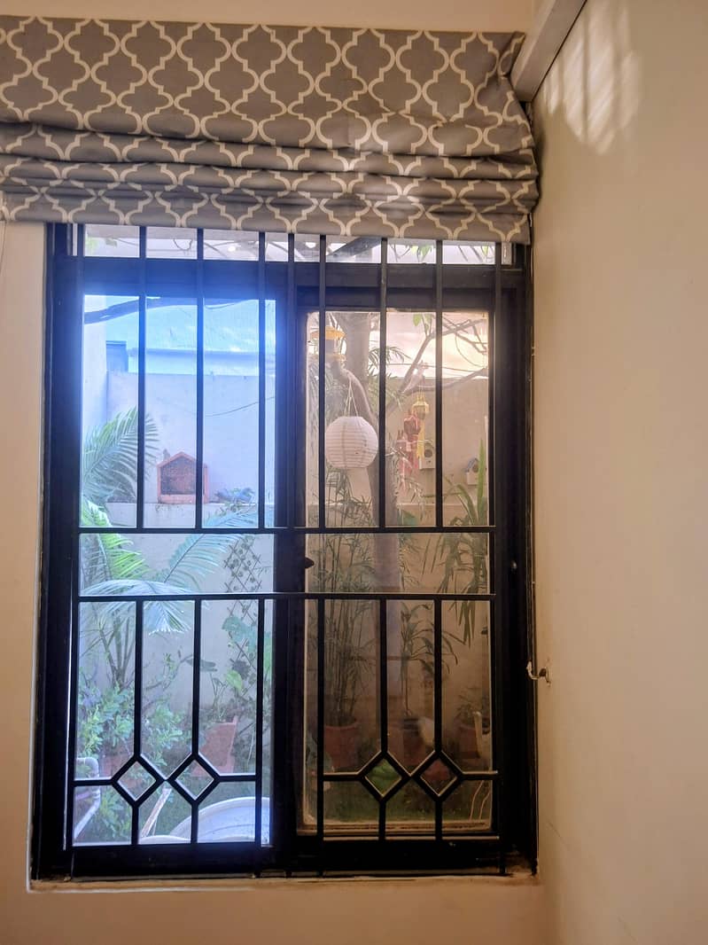 Grey Window Blinds 2 window set 2