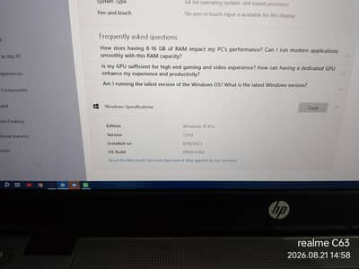 HP laptop price 50000