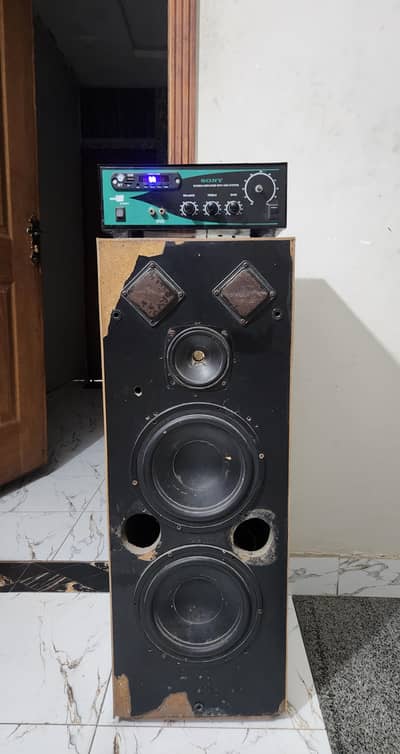 speaker + amplifier for sale