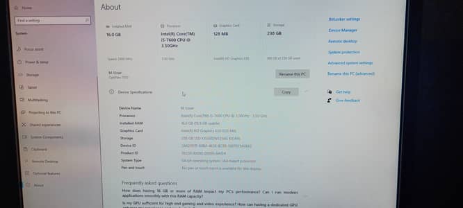 Dell OptiPlex 7050 – Core i5 7th Gen | 16GB RAM | 256GB SSD 