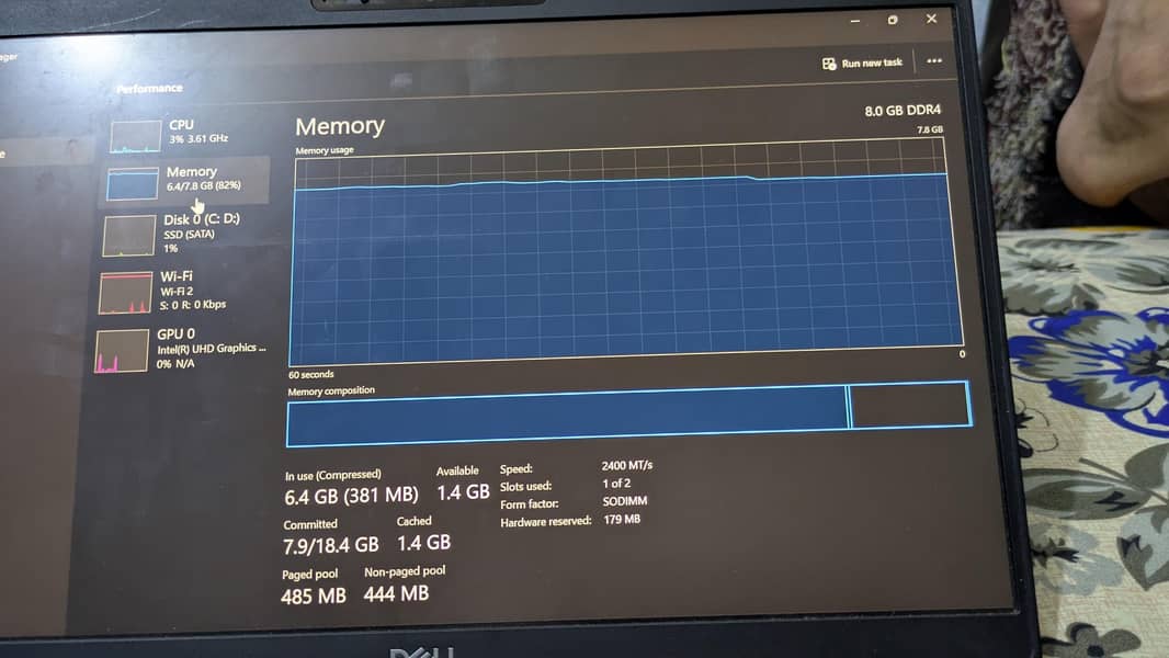 dell core i7 10th gen, 10/10, touch panel 5