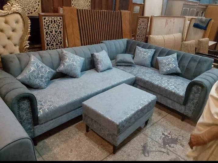 L shaped sofa set 0