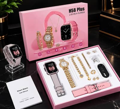 A58 Smart plus Watch | Women smart watch+ Jewelry