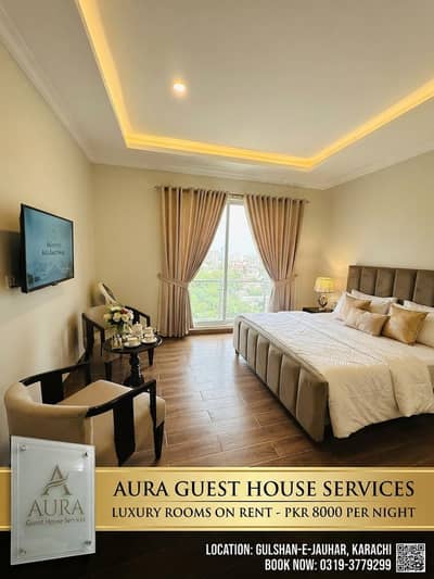 AURA Guest House Gulshan-e-iqbal, 13D-1 and Gulistan-e-jauhar