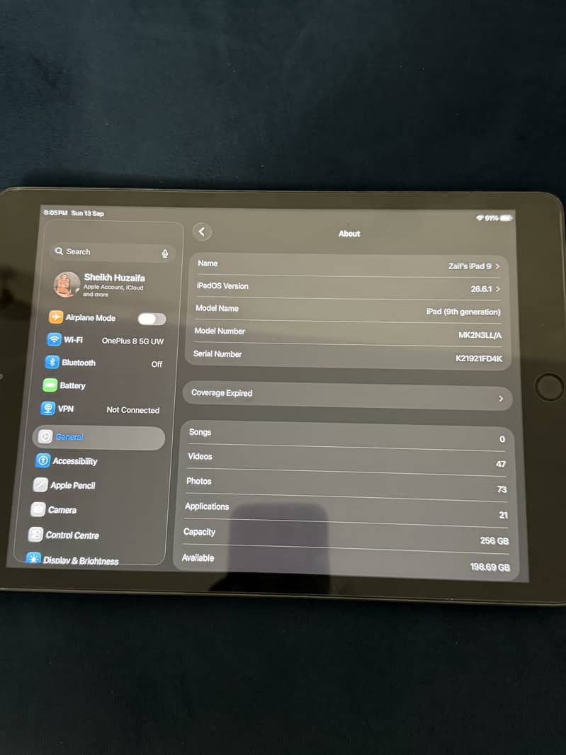 Apple Ipad 9th Gen 5