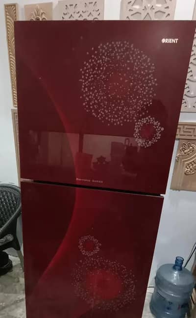 Orient refrigerator red color good condition