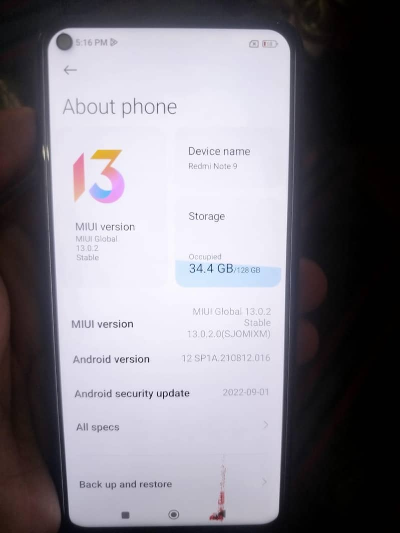 Redmi Note 9*  6