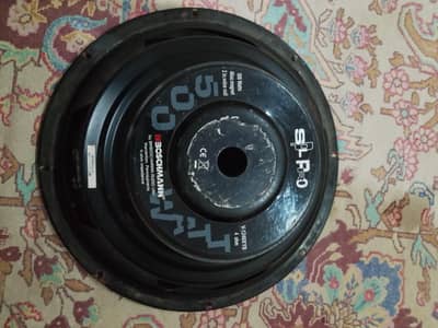 Woofer available for cars