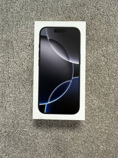Apple iPhone 16 Pro factory unlock complete box