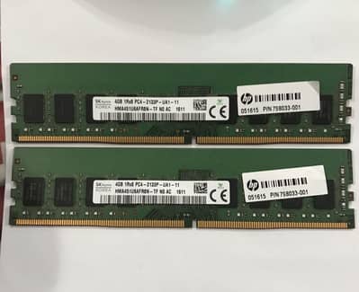 8gb (4x2) DDR4 RAM
