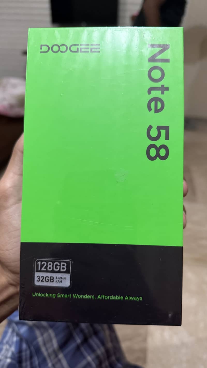 Doogee note 58 0