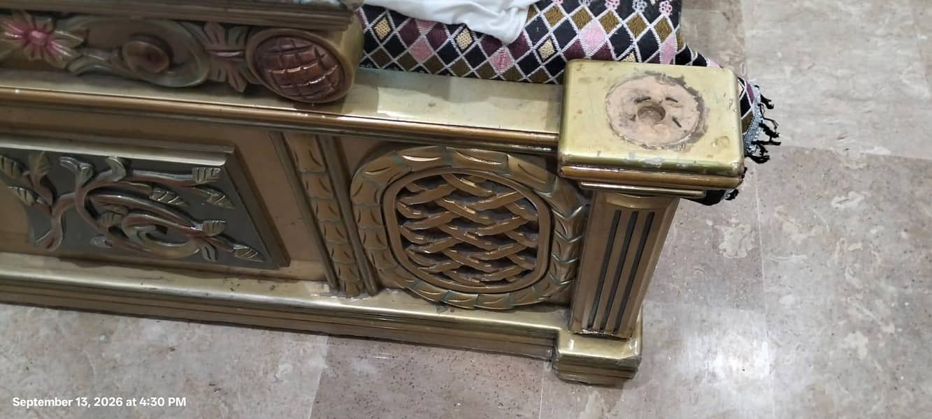Bed with Side Table and Dressing 7