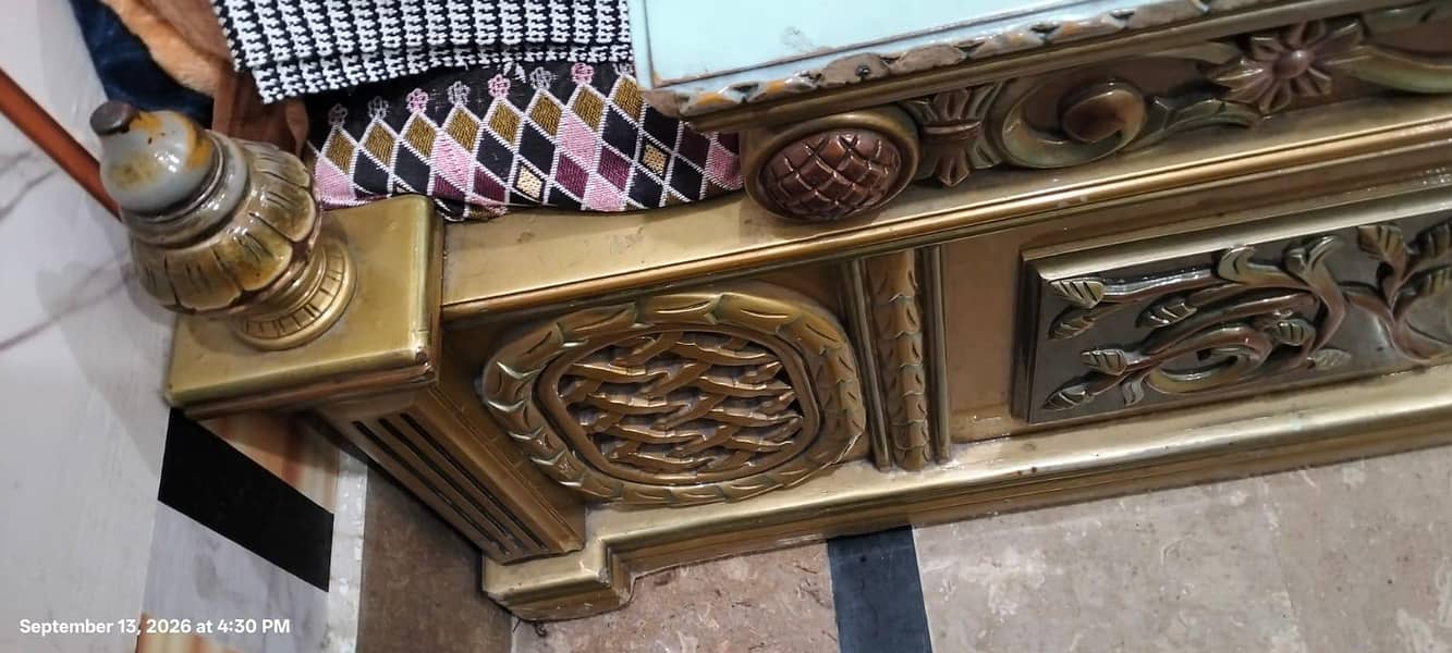 Bed with Side Table and Dressing 8