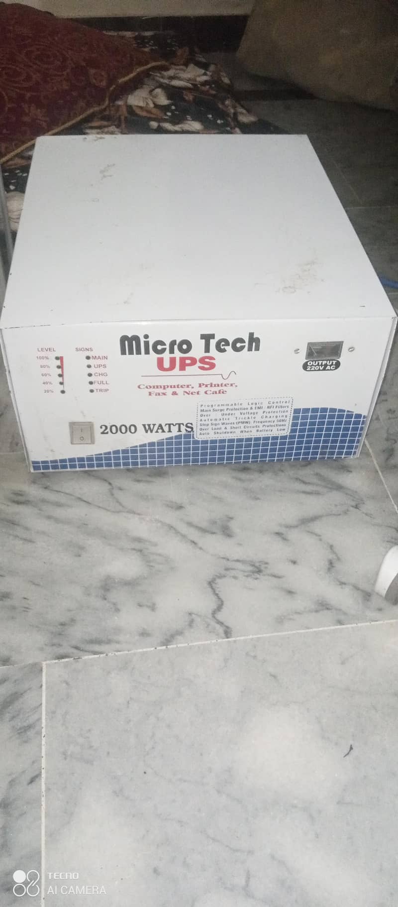 Micro Tech UPS 2000 WATTS 1