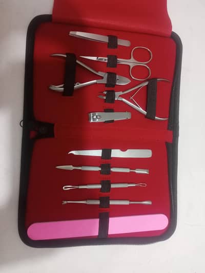 hair cutting scissors and manicure pedicure kit