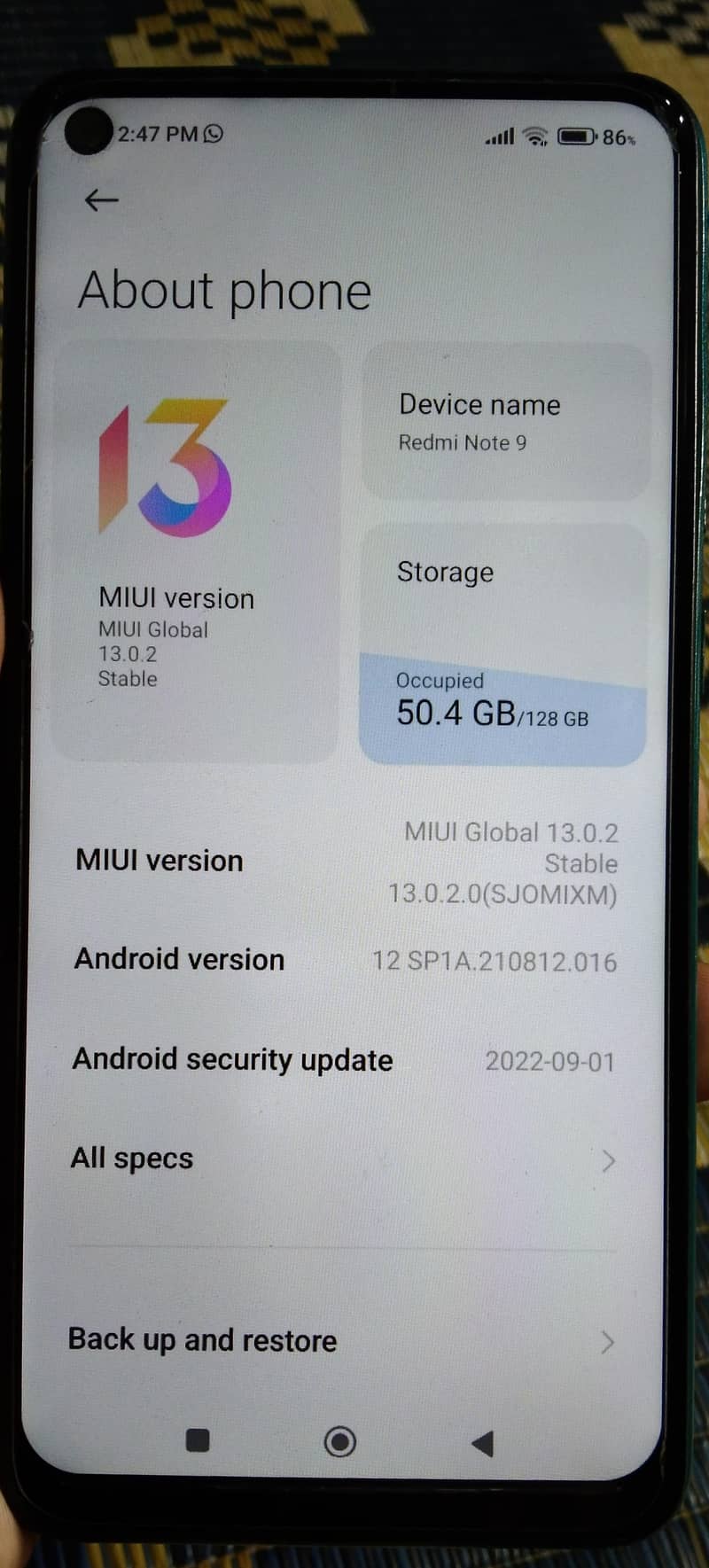 Xiaomi Redmi Note 9 3