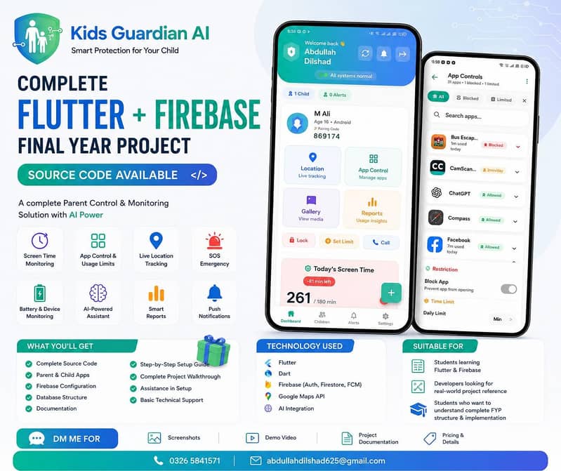 Complete Flutter + Firebase Final Year Project Source Code Available 0