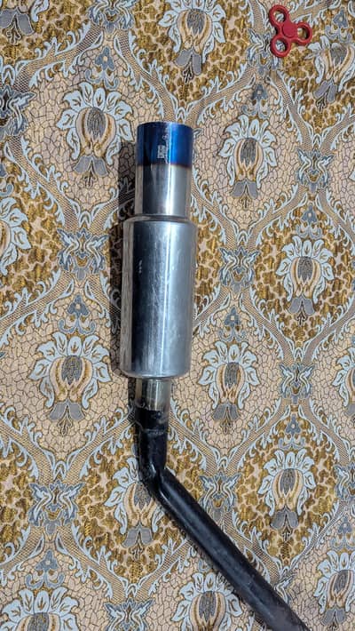 Hks exhaust muffler large size with band pipe