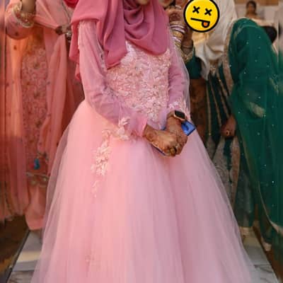pink beautiful frok