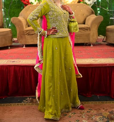 Mehndi Bridal Dress