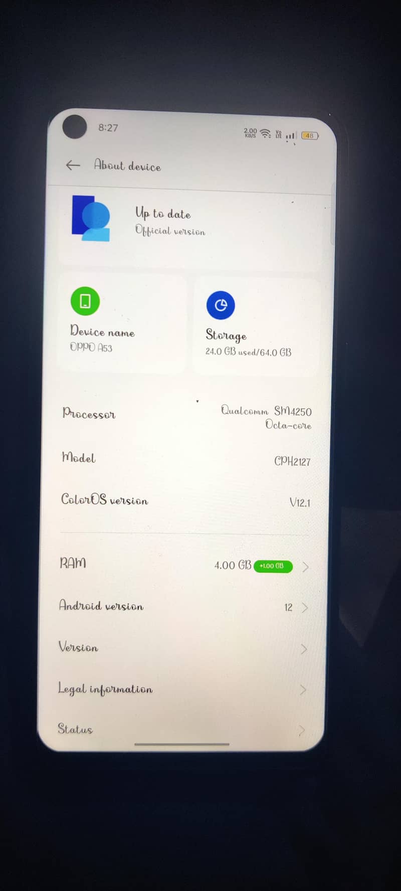 OPPO A53 4