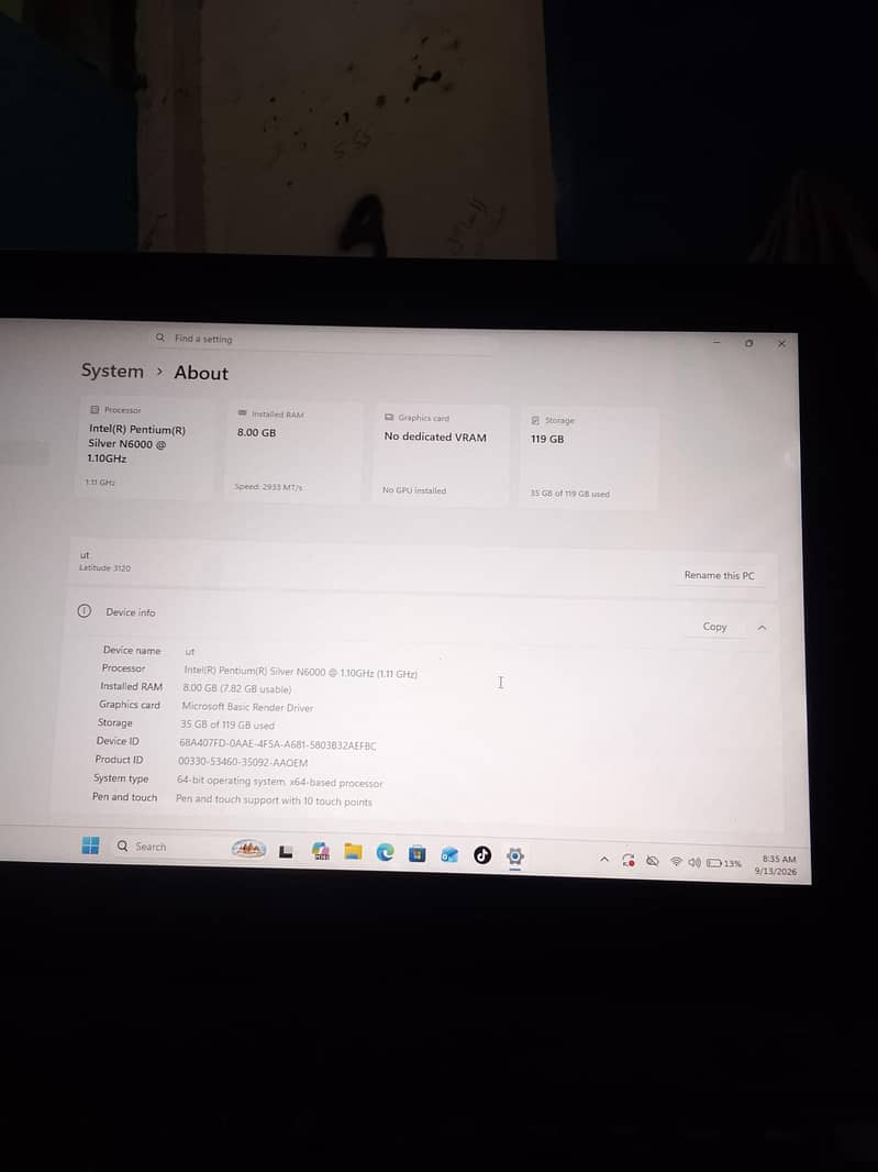 Dell latitude 7