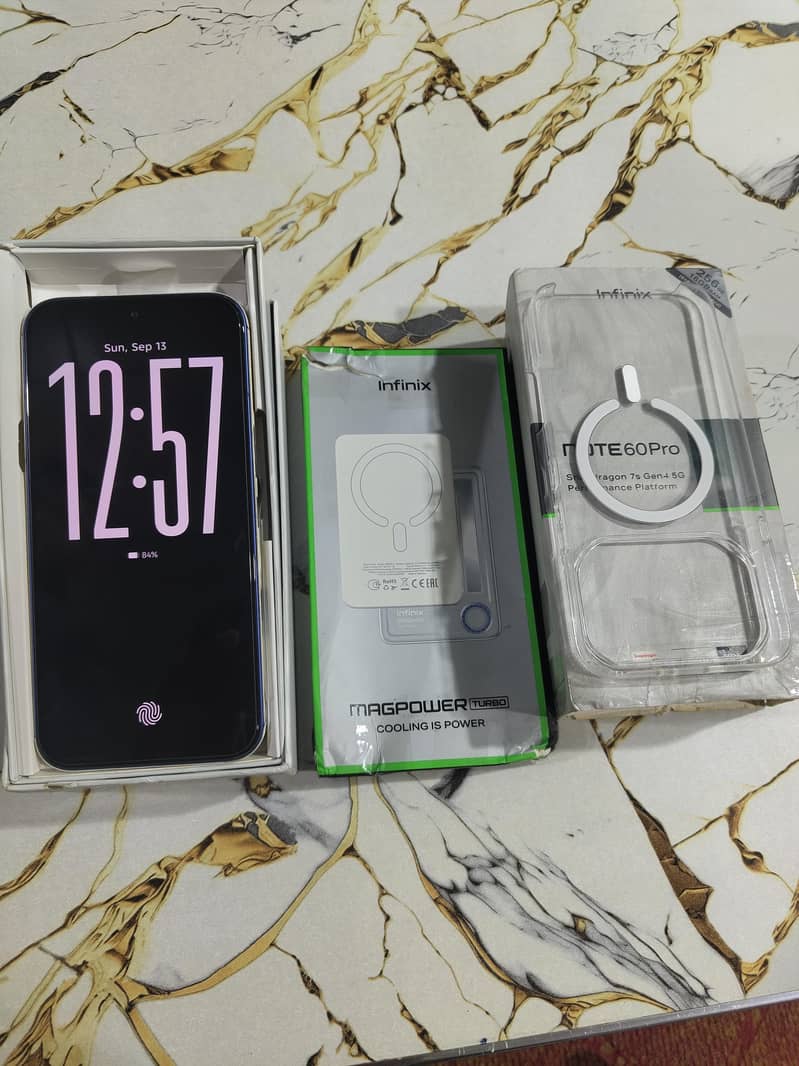 Infinix Note 60 Pro complete box 10