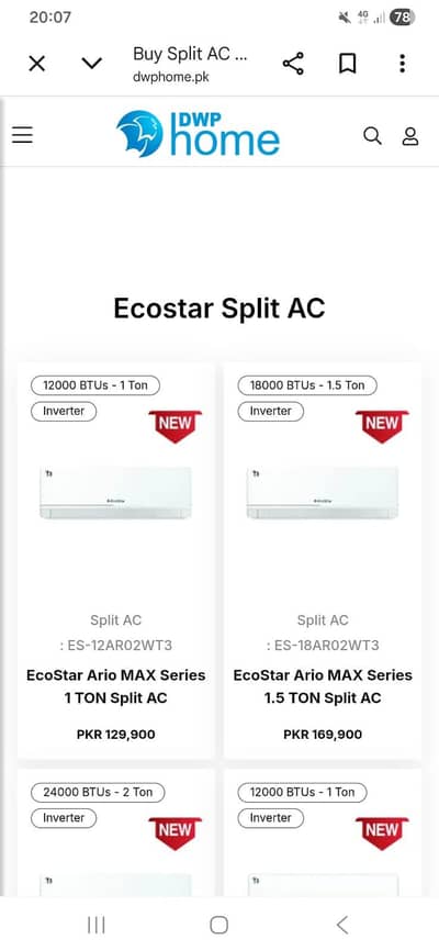 brand new ac for sale