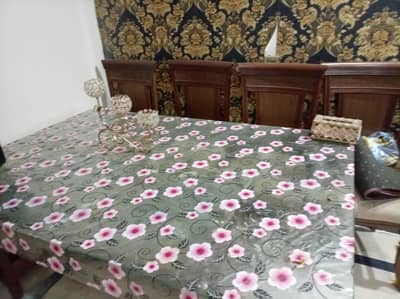 dinning table 6 chair