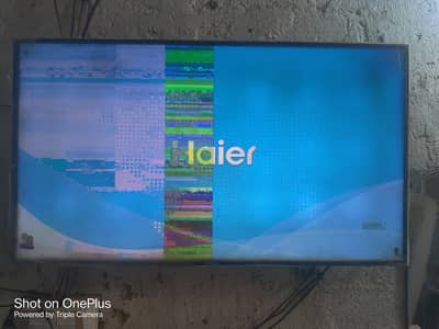 haier 40 inch led with tv box