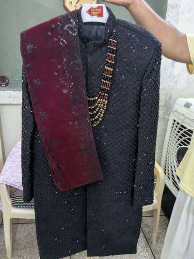 very heavy embroidery sherwani
