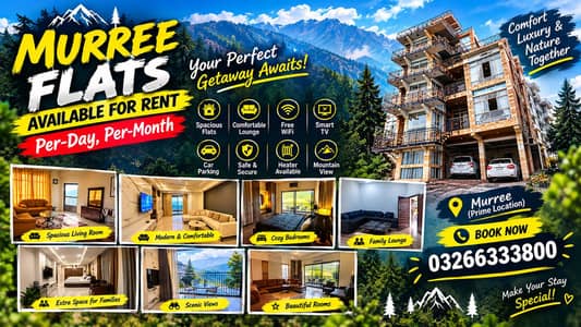 Murree flat for rent