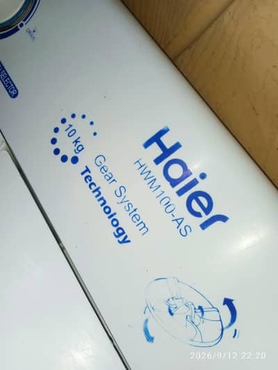Haier washing machine twin tub model number HWM 100 BS