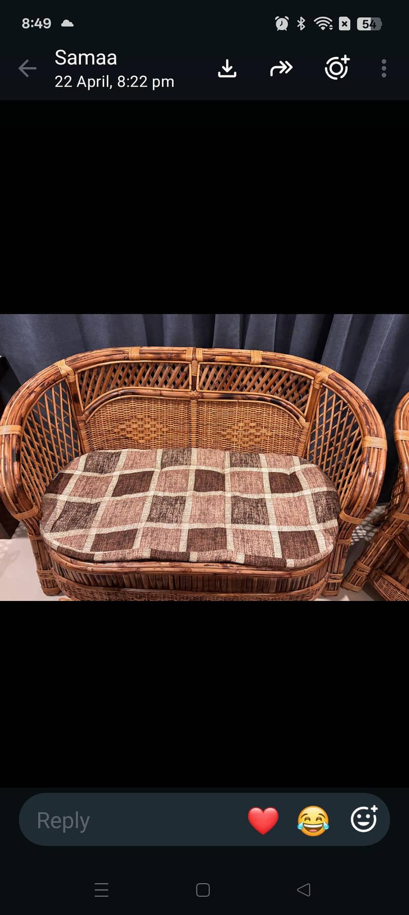 cane sofa 1