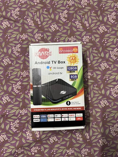 MARS Explorer Android TV Box 8GB RAM 128GB ROM – Brand New