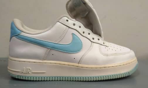 Nike AF1 aquarius blue