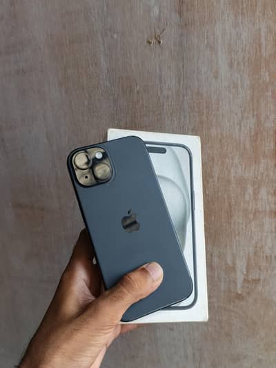 Apple iPhone 15 jv mdm with box 95 health