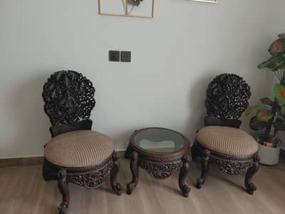Pure chanioti room chairs and table