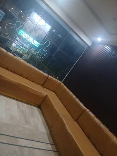 Resturant Sofa Set 6 pieces. . . With 26 Chairs and 10 Tables Are for