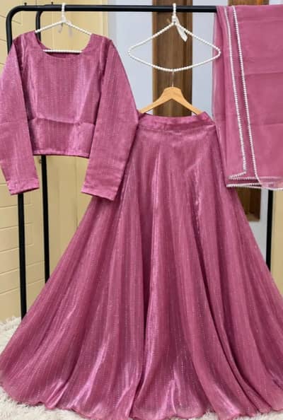 3 piece lehanga choli complete dress