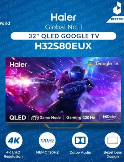 Brand New Haier Google smart TV 32 inches
