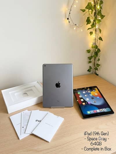 Apple iPad 9th Gen 64GB - Box Open (Best for Gaming / PUBG)