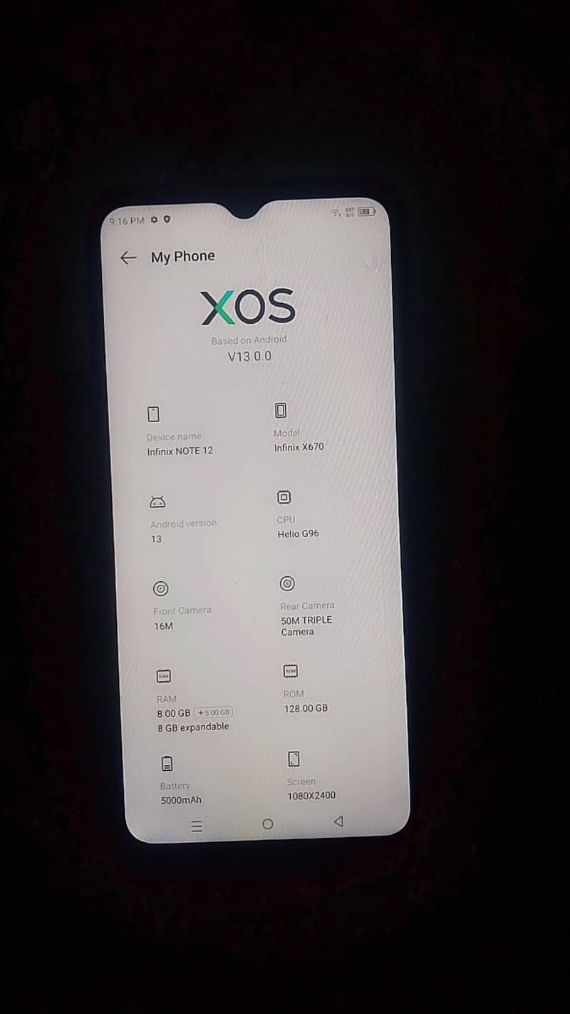 Infinix Note 12 6