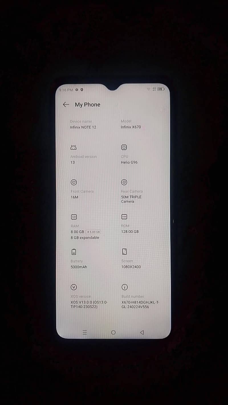 Infinix Note 12 7