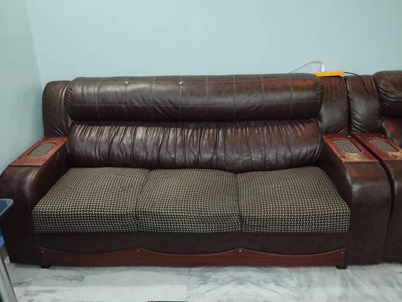 leather sofa set 3