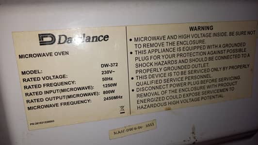 Microwave DW-372