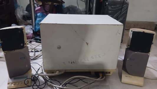 altech lansing active woofer speaker system