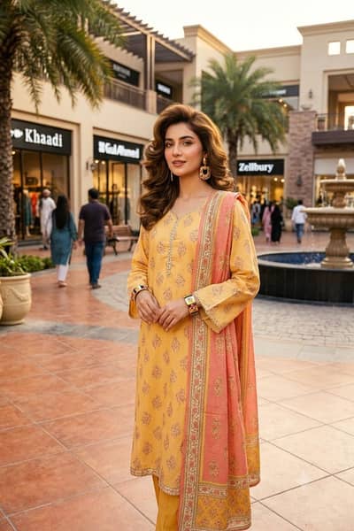 Made With Love For You  | Exclusive Stitched Lawn 3PC